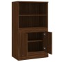 Aparador de madera contrachapada marrón roble 60x35,5x103,5 cm de vidaXL, Aparadores - Ref: Foro24-816319, Precio: 80,42 €, D...