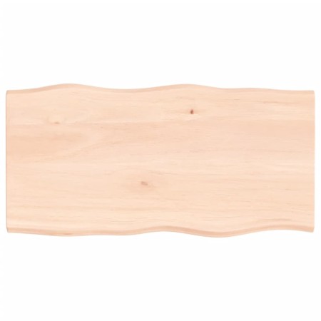 Solid oak wood table top with natural edge 100x50x2 cm by vidaXL, Table tops - Ref: Foro24-363884, Price: 63,97 €, Discount: %