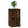 Aparador 2 uds madera contrachapada roble humo 37,5x35,5x67,5cm de vidaXL, Aparadores - Ref: Foro24-816211, Precio: 78,44 €, ...