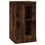 Aparador 2 uds madera contrachapada roble humo 37,5x35,5x67,5cm de vidaXL, Aparadores - Ref: Foro24-816211, Precio: 78,44 €, ...