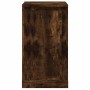 Aparador 2 uds madera contrachapada roble humo 37,5x35,5x67,5cm de vidaXL, Aparadores - Ref: Foro24-816211, Precio: 78,44 €, ...