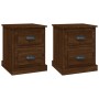 Bedside tables 2 units oak wood brown 39x39x47.5 cm by vidaXL, Nightstands - Ref: Foro24-816159, Price: 78,96 €, Discount: %