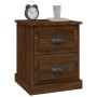 Bedside tables 2 units oak wood brown 39x39x47.5 cm by vidaXL, Nightstands - Ref: Foro24-816159, Price: 78,96 €, Discount: %