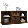 TV stand made of smoked oak plywood 99.5x35.5x48 cm by vidaXL, TV Furniture - Ref: Foro24-816277, Price: 66,99 €, Discount: %