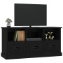 TV stand made of black plywood, 100x35x50 cm by vidaXL, TV Furniture - Ref: Foro24-816289, Price: 84,20 €, Discount: %