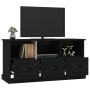 TV stand made of black plywood, 100x35x50 cm by vidaXL, TV Furniture - Ref: Foro24-816289, Price: 84,20 €, Discount: %