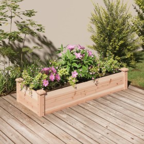 Flowerbed planter with solid fir wood lining 120x45x25 cm by vidaXL, Pots and planters - Ref: Foro24-364286, Price: 42,25 €, ...