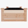 Flowerbed planter with solid fir wood lining 120x45x25 cm by vidaXL, Pots and planters - Ref: Foro24-364286, Price: 42,25 €, ...