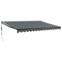 Anthrazitgraue automatische einziehbare Markise 4x3 m von vidaXL, Markisen - Ref: Foro24-3154513, Preis: 397,74 €, Rabatt: %