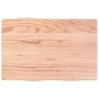 Treated oak wood table top with natural edge 60x40x2 cm by vidaXL, Table tops - Ref: Foro24-363929, Price: 37,63 €, Discount: %