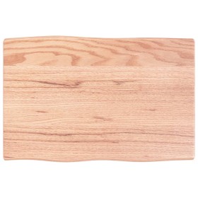 Tablero mesa madera tratada roble borde natural 60x40x2 cm de vidaXL, Tableros para mesas - Ref: Foro24-363929, Precio: 37,63...