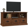 Mueble para TV madera contrachapada marrón roble 100x35x50 cm de vidaXL, Muebles TV - Ref: Foro24-816295, Precio: 85,27 €, De...