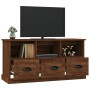 Mueble para TV madera contrachapada marrón roble 100x35x50 cm de vidaXL, Muebles TV - Ref: Foro24-816295, Precio: 85,27 €, De...