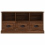 Mueble para TV madera contrachapada marrón roble 100x35x50 cm de vidaXL, Muebles TV - Ref: Foro24-816295, Precio: 85,27 €, De...