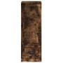 Aparador alto madera contrachapada roble humo 36x35,5x103,5 cm de vidaXL, Aparadores - Ref: Foro24-816309, Precio: 62,56 €, D...