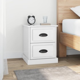 Nightstands 2 pcs glossy white wood 39x39x47.5 cm by vidaXL, Nightstands - Ref: Foro24-816149, Price: 62,39 €, Discount: %