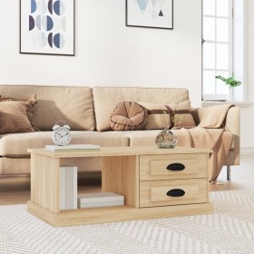 Sonoma oak plywood coffee table 90x50x35 cm by vidaXL, Coffee table - Ref: Foro24-816243, Price: 80,99 €, Discount: %