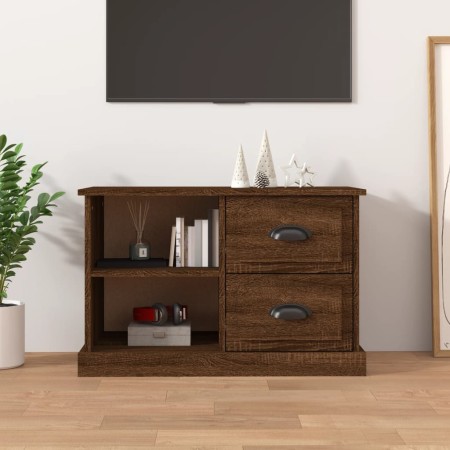 Mueble de TV madera contrachapada roble marrón 73x35,5x47,5 cm de vidaXL, Muebles TV - Ref: Foro24-816175, Precio: 57,61 €, D...