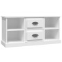 White plywood TV cabinet 99.5x35.5x48 cm by vidaXL, TV Furniture - Ref: Foro24-816272, Price: 69,73 €, Discount: %