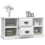 White plywood TV cabinet 99.5x35.5x48 cm by vidaXL, TV Furniture - Ref: Foro24-816272, Price: 69,73 €, Discount: %