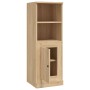 Aparador alto madera contrachapada roble Sonoma 36x35,5x103,5cm de vidaXL, Aparadores - Ref: Foro24-816323, Precio: 57,86 €, ...