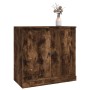 Smoked oak plywood sideboard 70x35.5x67.5 cm by vidaXL, Sideboards - Ref: Foro24-816189, Price: 71,99 €, Discount: %