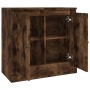 Smoked oak plywood sideboard 70x35.5x67.5 cm by vidaXL, Sideboards - Ref: Foro24-816189, Price: 71,99 €, Discount: %