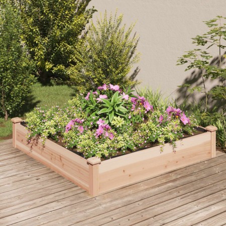 Flowerbed planter with solid fir wood lining 120x60x25 cm by vidaXL, Pots and planters - Ref: Foro24-364292, Price: 50,51 €, ...