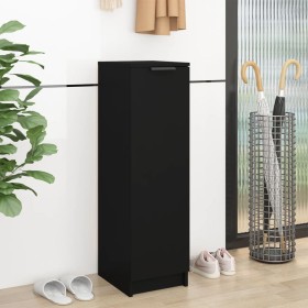 Black plywood shoe cabinet 30x35x100 cm by vidaXL, Shoe racks and shoe organizers - Ref: Foro24-811431, Price: 66,26 €, Disco...