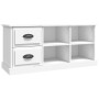 Weißer TV-Schrank aus Sperrholz, 102 x 35,5 x 47,5 cm von vidaXL, TV-Möbel - Ref: Foro24-816176, Preis: 69,95 €, Rabatt: %