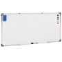 White steel magnetic whiteboard 110x60 cm by vidaXL, White boards - Ref: Foro24-150737, Price: 80,27 €, Discount: %