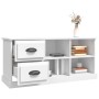 Weißer TV-Schrank aus Sperrholz, 102 x 35,5 x 47,5 cm von vidaXL, TV-Möbel - Ref: Foro24-816176, Preis: 69,95 €, Rabatt: %