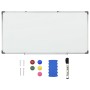 White steel magnetic whiteboard 110x60 cm by vidaXL, White boards - Ref: Foro24-150737, Price: 80,27 €, Discount: %