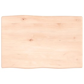 Tablero de mesa madera maciza roble borde natural 60x40x2 cm de vidaXL, Tableros para mesas - Ref: Foro24-363863, Precio: 37,...