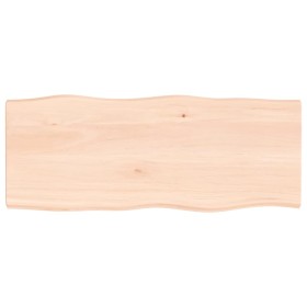 Solid wood table top natural edge 100x40x(2-4) cm by vidaXL, Table tops - Ref: Foro24-363882, Price: 59,99 €, Discount: %