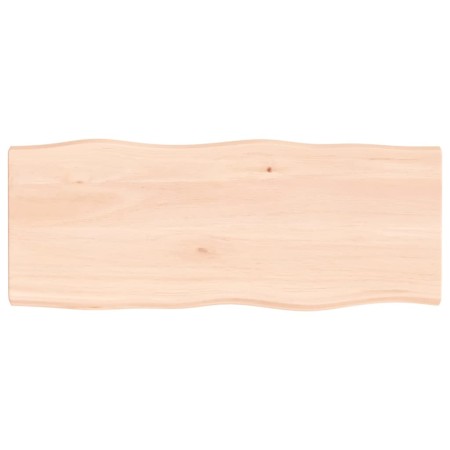 Tablero de mesa madera maciza borde natural 100x40x(2-4) cm de vidaXL, Tableros para mesas - Ref: Foro24-363882, Precio: 59,9...