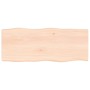 Tablero de mesa madera maciza borde natural 100x40x(2-4) cm de vidaXL, Tableros para mesas - Ref: Foro24-363882, Precio: 59,9...