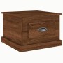 Mesa de centro madera contrachapada marrón roble 50x50x35 cm de vidaXL, Mesas de centro - Ref: Foro24-816255, Precio: 52,60 €...