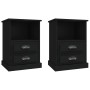 Nightstands 2 units black 43x36x60 cm by vidaXL, Nightstands - Ref: Foro24-816331, Price: 91,46 €, Discount: %