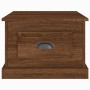 Mesa de centro madera contrachapada marrón roble 50x50x35 cm de vidaXL, Mesas de centro - Ref: Foro24-816255, Precio: 52,60 €...