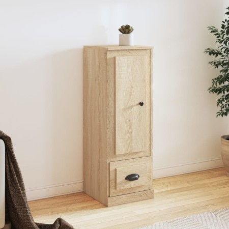 Tall oak Sonoma plywood sideboard 36x35.5x103.5cm by vidaXL, Sideboards - Ref: Foro24-816307, Price: 62,68 €, Discount: %