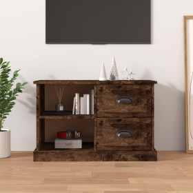 TV-Möbel Sperrholz Räuchereiche 73x35,5x47,5 cm von vidaXL, TV-Möbel - Ref: Foro24-816173, Preis: 55,99 €, Rabatt: %