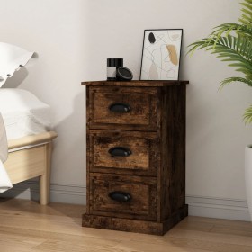 Bedside table made of smoked oak plywood, 39x39x67 cm by vidaXL, Nightstands - Ref: Foro24-816165, Price: 56,80 €, Discount: %