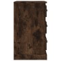 Mesita de noche madera contrachapada roble ahumado 39x39x67 cm de vidaXL, Mesitas de noche - Ref: Foro24-816165, Precio: 56,8...