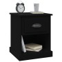 Bedside tables 2 units plywood black 39x39x47.5 cm by vidaXL, Nightstands - Ref: Foro24-816131, Price: 67,74 €, Discount: %