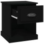 Bedside tables 2 units plywood black 39x39x47.5 cm by vidaXL, Nightstands - Ref: Foro24-816131, Price: 67,74 €, Discount: %