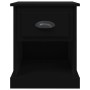 Bedside tables 2 units plywood black 39x39x47.5 cm by vidaXL, Nightstands - Ref: Foro24-816131, Price: 67,74 €, Discount: %