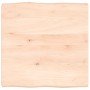 Solid wood table top with natural edge 60x60x(2-4) cm by vidaXL, Table tops - Ref: Foro24-363870, Price: 61,95 €, Discount: %