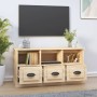 Sonoma oak plywood TV cabinet 100x35x50 cm by vidaXL, TV Furniture - Ref: Foro24-816291, Price: 73,28 €, Discount: %