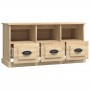 Sonoma oak plywood TV cabinet 100x35x50 cm by vidaXL, TV Furniture - Ref: Foro24-816291, Price: 73,28 €, Discount: %